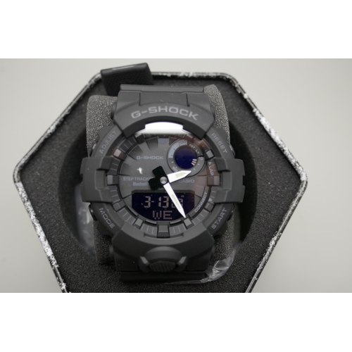 2144 - A men's Casio G-Shock black resin strap Steptracker watch * this lot is subject to VAT