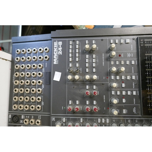 2156 - A Mackie 24x8x2 8-bus mixing console (24.8)