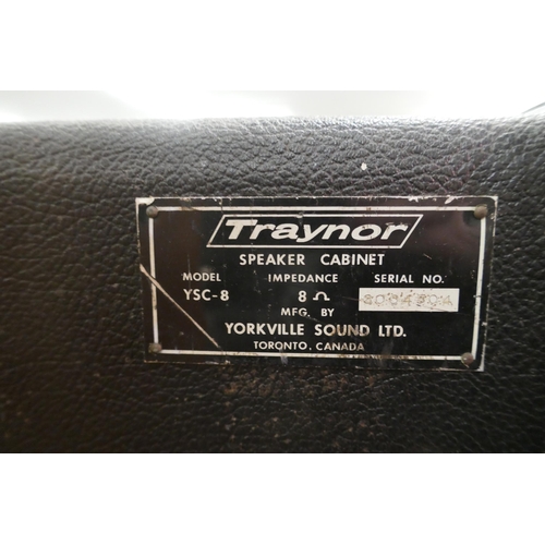 2159 - A pair of Traynor cabinet speakers (model YSC-8)