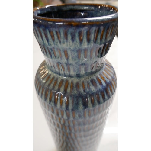 1357 - A large handcrafted flute vase H43cms (2061013)   *