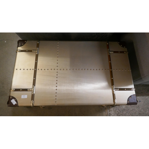 1384 - A large aviation storage trunk/coffee table