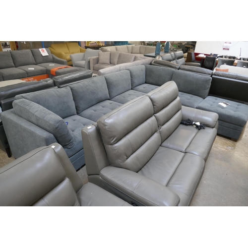 1455 - Tisdale Six Piece Dark Grey Sofa, original RRP £1166.66 + VAT * This is lot is subject to VAT