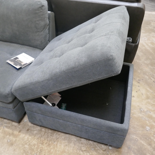 1455 - Tisdale Six Piece Dark Grey Sofa, original RRP £1166.66 + VAT * This is lot is subject to VAT