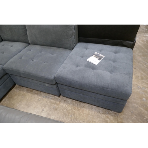 1455 - Tisdale Six Piece Dark Grey Sofa, original RRP £1166.66 + VAT * This is lot is subject to VAT