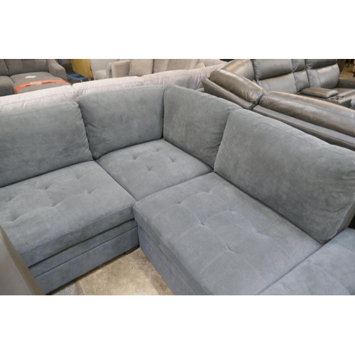 1455 - Tisdale Six Piece Dark Grey Sofa, original RRP £1166.66 + VAT * This is lot is subject to VAT