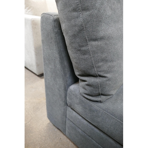 1455 - Tisdale Six Piece Dark Grey Sofa, original RRP £1166.66 + VAT * This is lot is subject to VAT