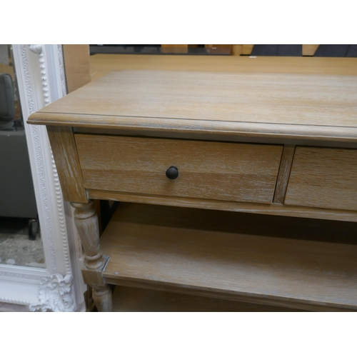 1483 - A Cotswold three drawer console table