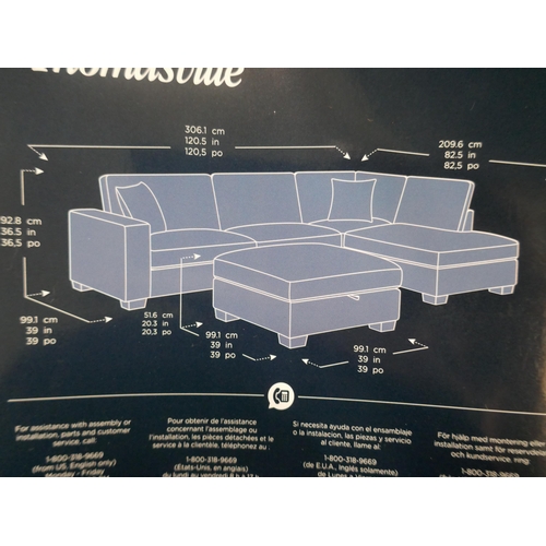 1457 - Thomasville Holmes 3 Piece Corner Sofa, original RRP £1166.66 + VAT * This is lot is subject to VAT