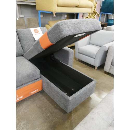 1460 - Coddle Aria Grey Sofa Bed with reversible leg rest, original RRP £833.33 + VAT * This is lot is subj... 