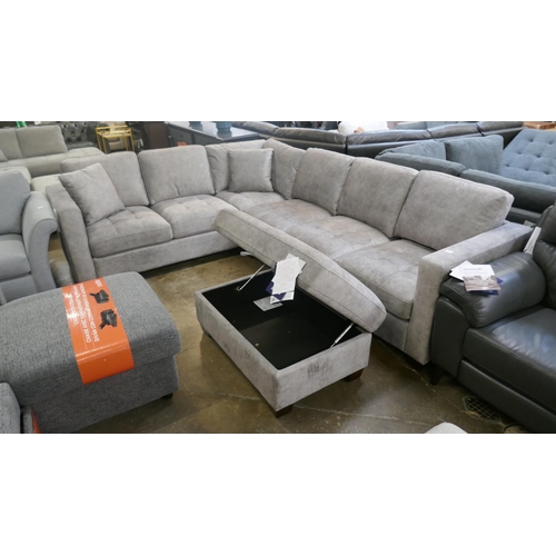 1461 - Kylie Corner Sofa With Storage Ottoman, original RRP £1083.33 + VAT * This is lot is subject to VAT