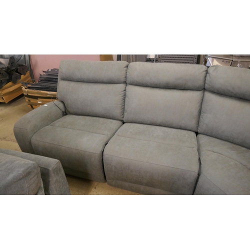 1521 - Paisley Fabric Sectional Power Recliner, original RRP £2083.33 + VAT * This is lot is subject to VAT