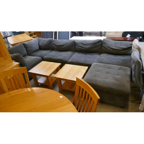 1534 - Tisdale Six Piece Sectional Dark Grey Fabric Sofa, original RRP £1399.99 + VAT * This is lot is subj... 