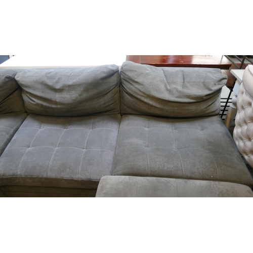 1534 - Tisdale Six Piece Sectional Dark Grey Fabric Sofa, original RRP £1399.99 + VAT * This is lot is subj... 