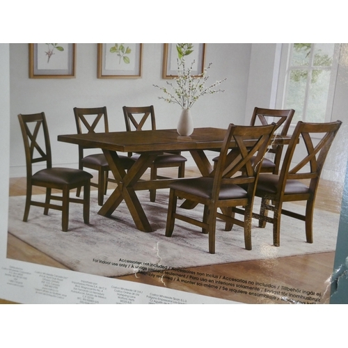 1468 - Blakely 7 piece Dining Set Extendable Whalen, Original RRP £666.66 +VAT - sealed boxes (4197-15) *Th... 