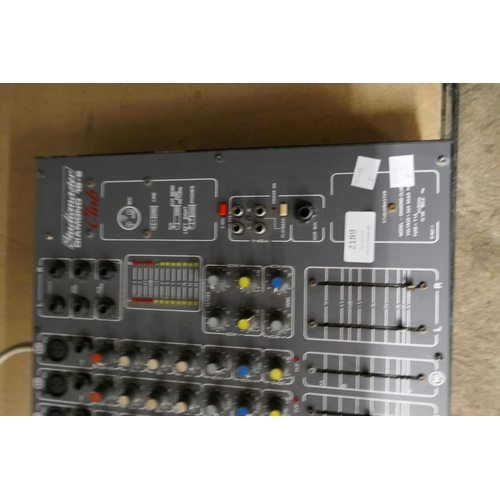 2189 - A Studiomaster Diamond 16-2 mixer deck