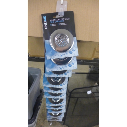 48 Chef Aid mini stainless steel Sink strainers, universal size