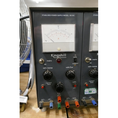 2445 - A Kingshill twin power supply 18v by 10a (model 18V10C)