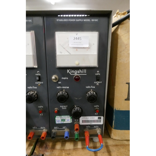 2445 - A Kingshill twin power supply 18v by 10a (model 18V10C)