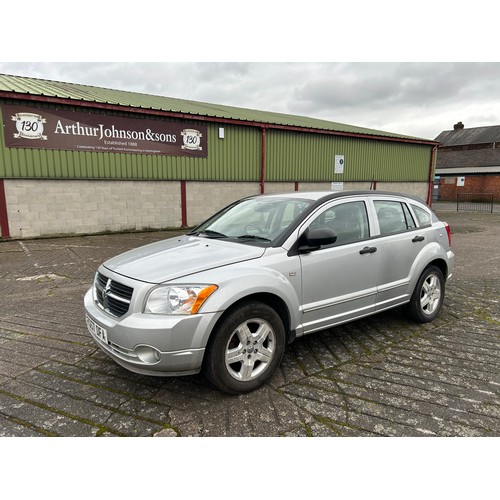 2471 - A silver 2007 Dodge Caliber SXT CRD 5 door 1986cc turbo diesel hatchback with manual 6 speed transmi... 