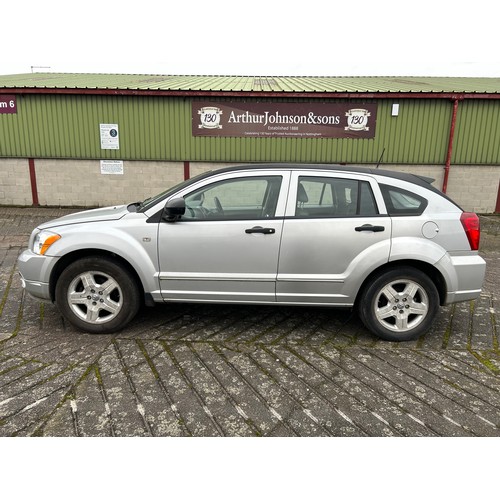 2471 - A silver 2007 Dodge Caliber SXT CRD 5 door 1986cc turbo diesel hatchback with manual 6 speed transmi... 