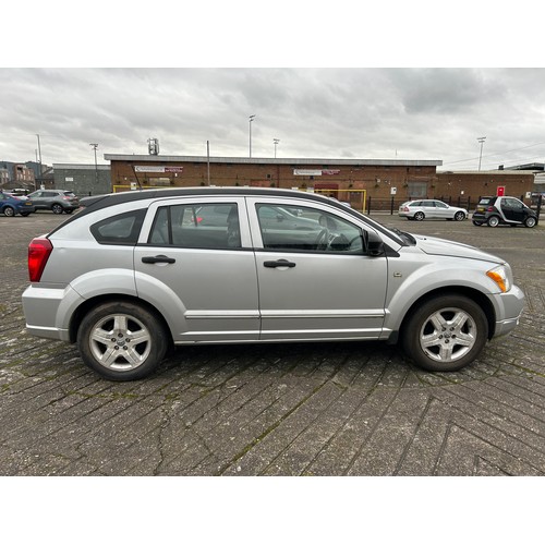 2471 - A silver 2007 Dodge Caliber SXT CRD 5 door 1986cc turbo diesel hatchback with manual 6 speed transmi... 