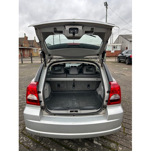 2471 - A silver 2007 Dodge Caliber SXT CRD 5 door 1986cc turbo diesel hatchback with manual 6 speed transmi... 