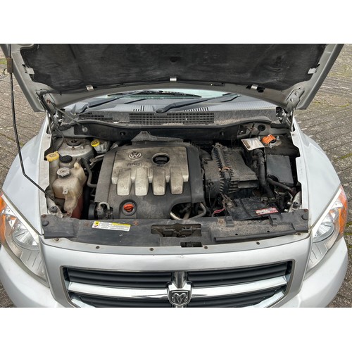 2471 - A silver 2007 Dodge Caliber SXT CRD 5 door 1986cc turbo diesel hatchback with manual 6 speed transmi... 