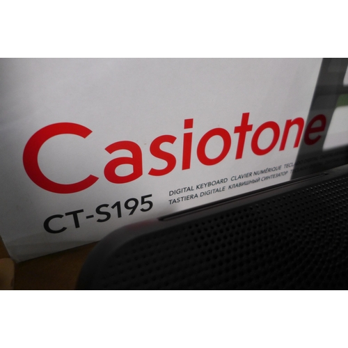 3026 - Casio Casiotone Digital keyboard - Model Ct-S195Ad , Original RRP £124.99 + VAT  (316-109) *This lot... 