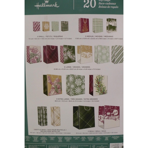 3050 - 2x Hallmark Assorted Gift Bags     (316-365) *This lot is subject to VAT