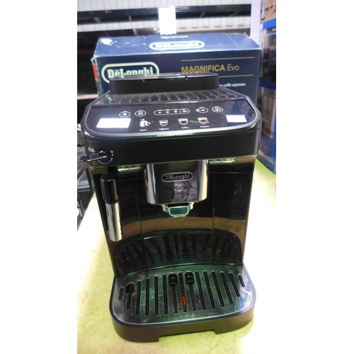 3072 - Delonghi Bean To Cup Magnifica Evo Coffee Machine - model no ECAM290.22.B     , Original RRP £284.99... 