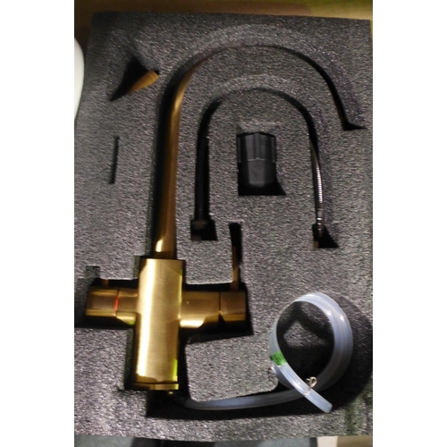 3088 - Fohen Florence 3In1 Brass instant hot tap, 3x Fohen Dual-Action Filters, Original RRP £274.99 + VAT ... 