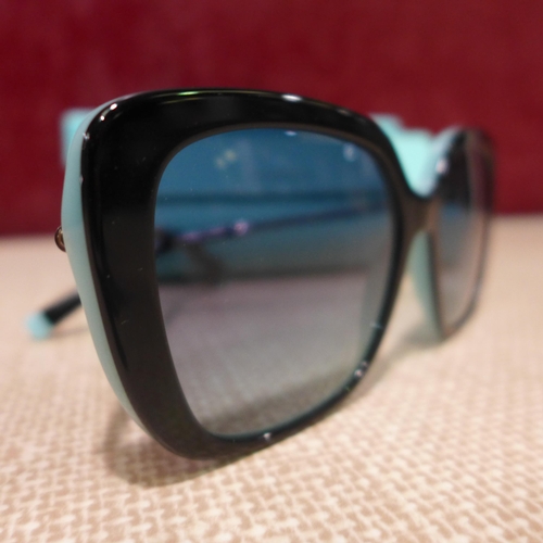 3103 - Tiffany black plastic sunglasses   - Model 4177 80559S, Original RRP £158.33 + VAT (316-216)  *This ... 