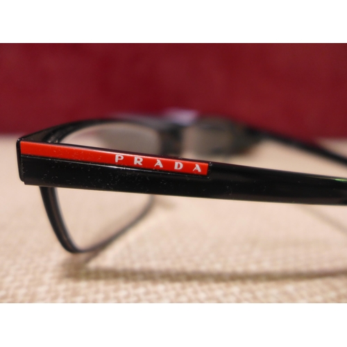 3107 - Prada Black Metal Glasses - Model Ps 50Gv 1Ab101 F/F , Original RRP £125.84 + VAT  (316-200) *This l... 