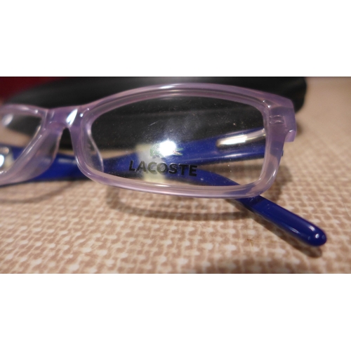 3108 - Lacoste Plastic Glasses - Model 2603 516 (316-190) *This lot is subject to VAT