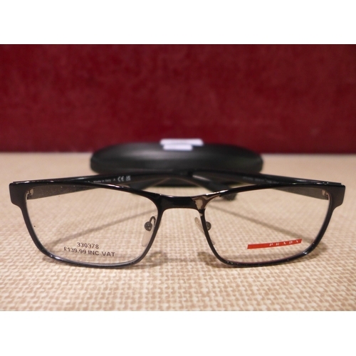 3110 - Prada Black Metal Glasses - Model Ps 50Gv 1Ab101 F/F, Original RRP £125.84 + VAT  (316-199)*This lot... 