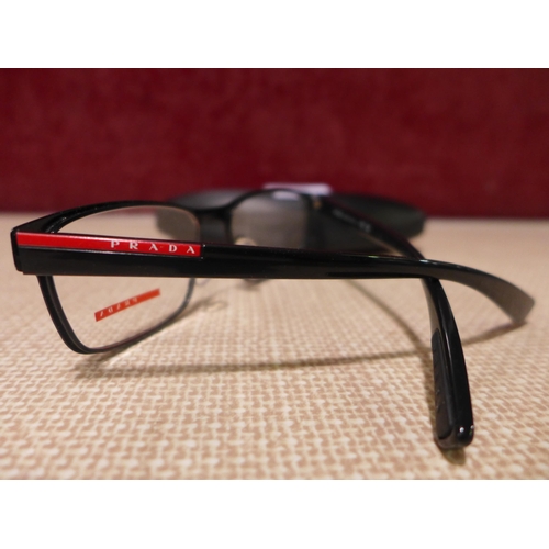 3110 - Prada Black Metal Glasses - Model Ps 50Gv 1Ab101 F/F, Original RRP £125.84 + VAT  (316-199)*This lot... 