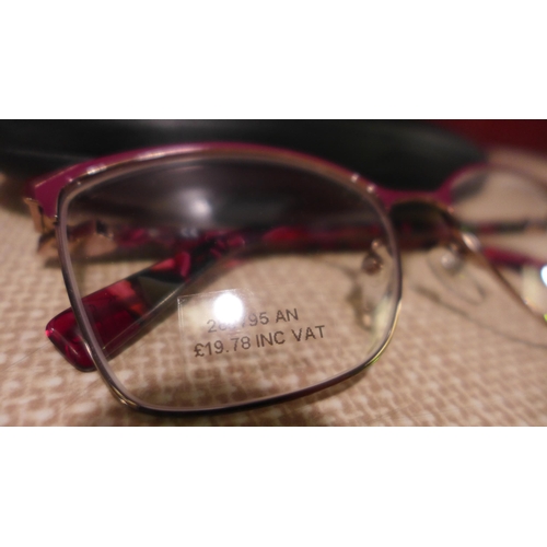 3113 - Furla burgundy metal frame Glasses - 296S Oh60 55X16   (316-297) *This lot is subject to VAT