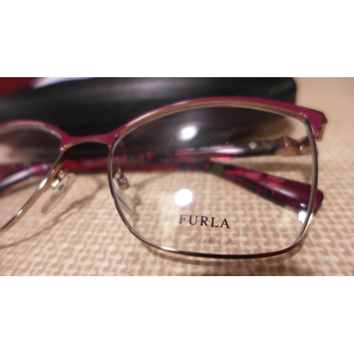 3113 - Furla burgundy metal frame Glasses - 296S Oh60 55X16   (316-297) *This lot is subject to VAT