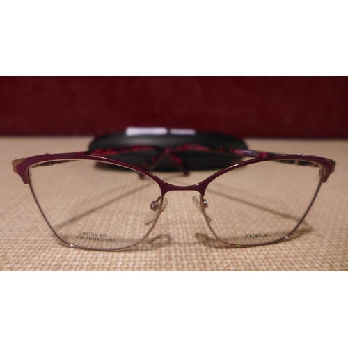 3113 - Furla burgundy metal frame Glasses - 296S Oh60 55X16   (316-297) *This lot is subject to VAT