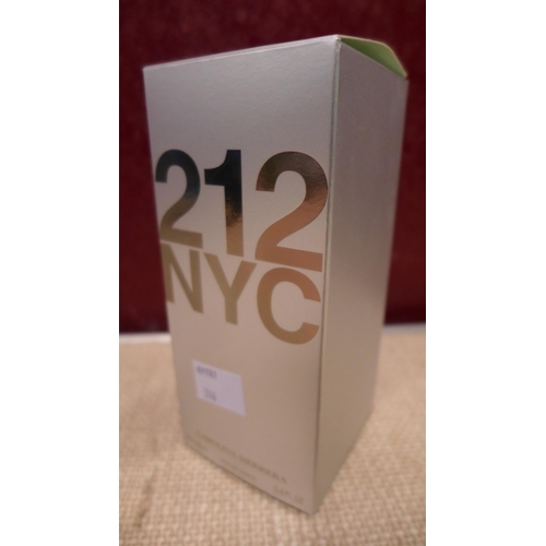 3115 - Carolina Herrera 212 Nyc 100ml       (316-257) *This lot is subject to VAT