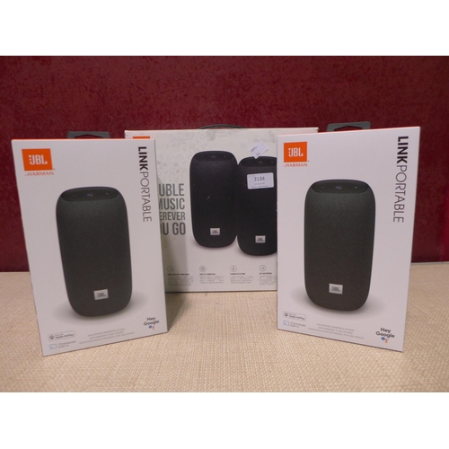 3134 - Jbl Link portable Anniversary Bundle Speakers      (316-304) *This lot is subject to VAT