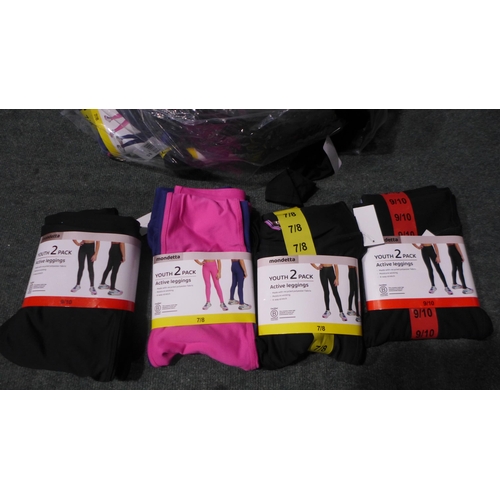 3161 - Assorted children's clothing, mainly leggings, various sizes/styles/colours * this lot is subject to... 