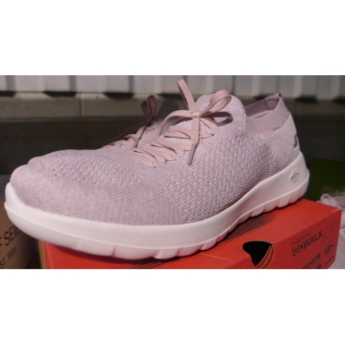 3180 - Women's mauve Go Walk Skechers - UK size 6 * this lot is subject to VAT