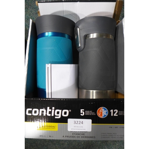 3224 - Salter Digital Luggage Scales 40Kg, Contigo Autoseal Mugs   (316-14,22) *This lot is subject to VAT