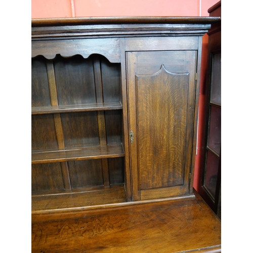 113 - A George III style oak dresser