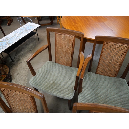 48 - A set of six G-Plan Fresco teak dining chairs