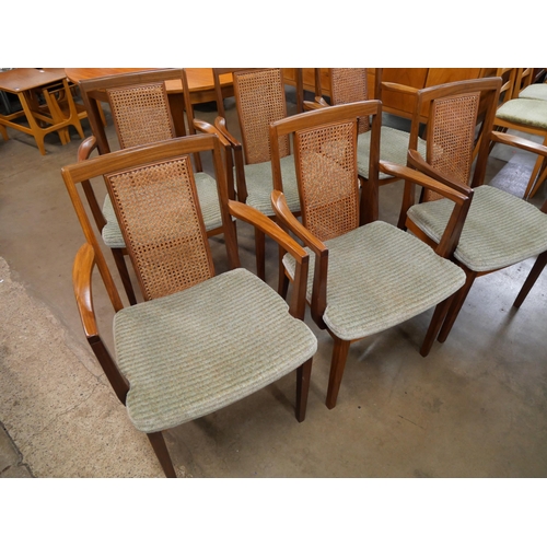 48 - A set of six G-Plan Fresco teak dining chairs