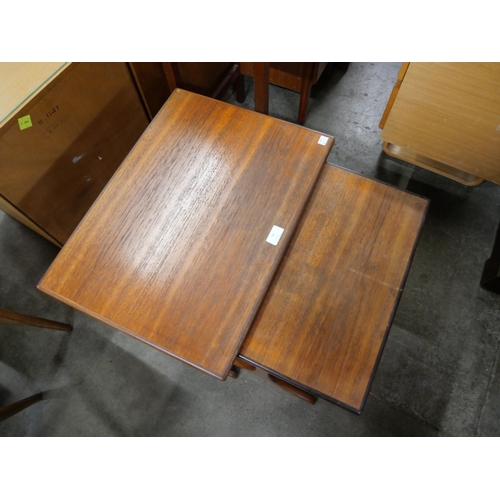 70 - A G-Plan Fresco teak nest of two tables