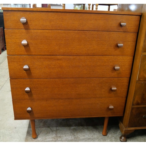 76 - An Avalon teak chest of drawers