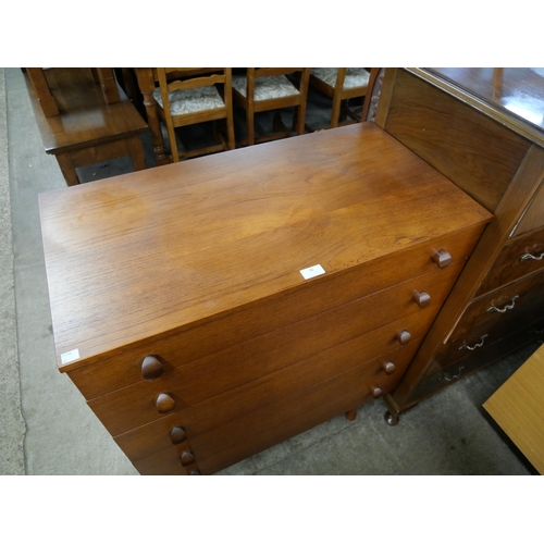 76 - An Avalon teak chest of drawers